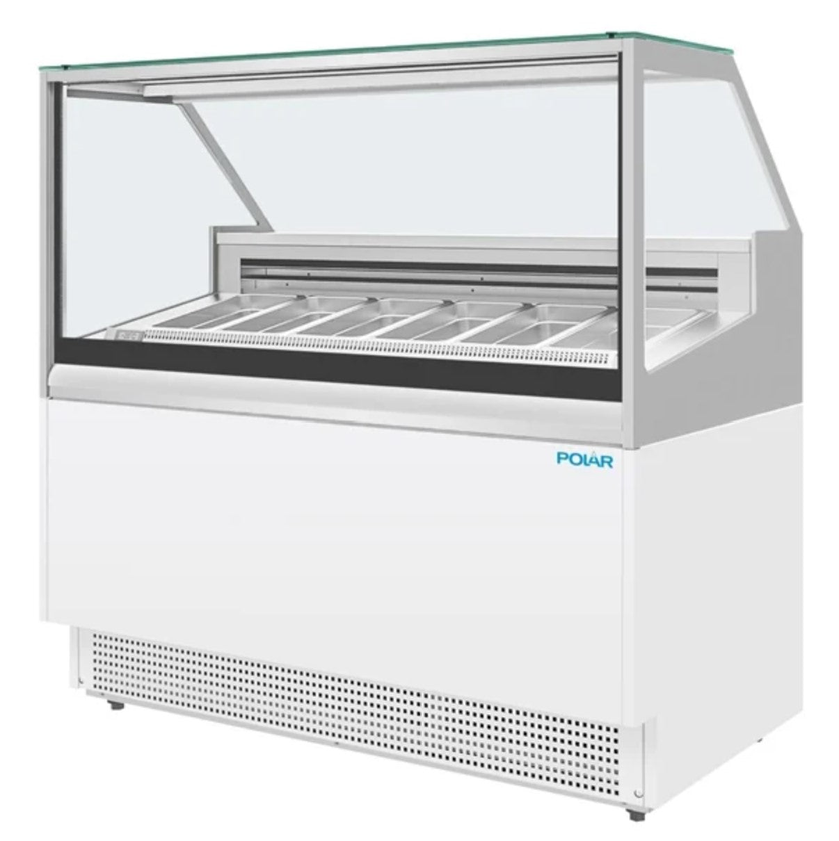 Polar U-Series Gelato Showcase - 6 pans