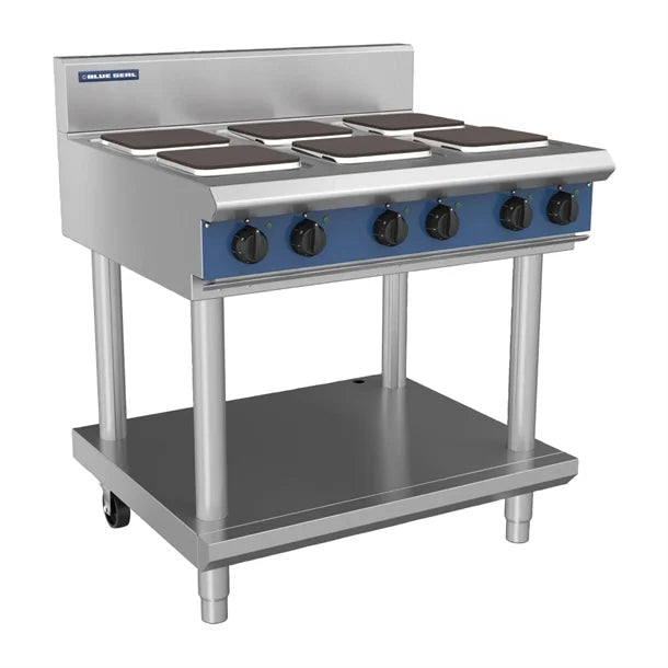 Blue Seal Evolution - 900mm Electric Cooktop Sealed Hobs - Leg Stand