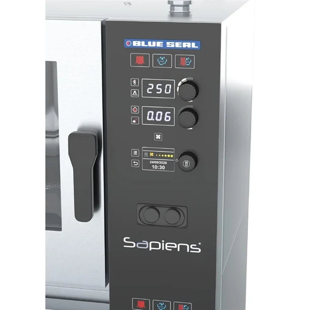 Blue Seal Sapiens E610BSD 6 on 10 Tray Electric Combi Oven Steamer