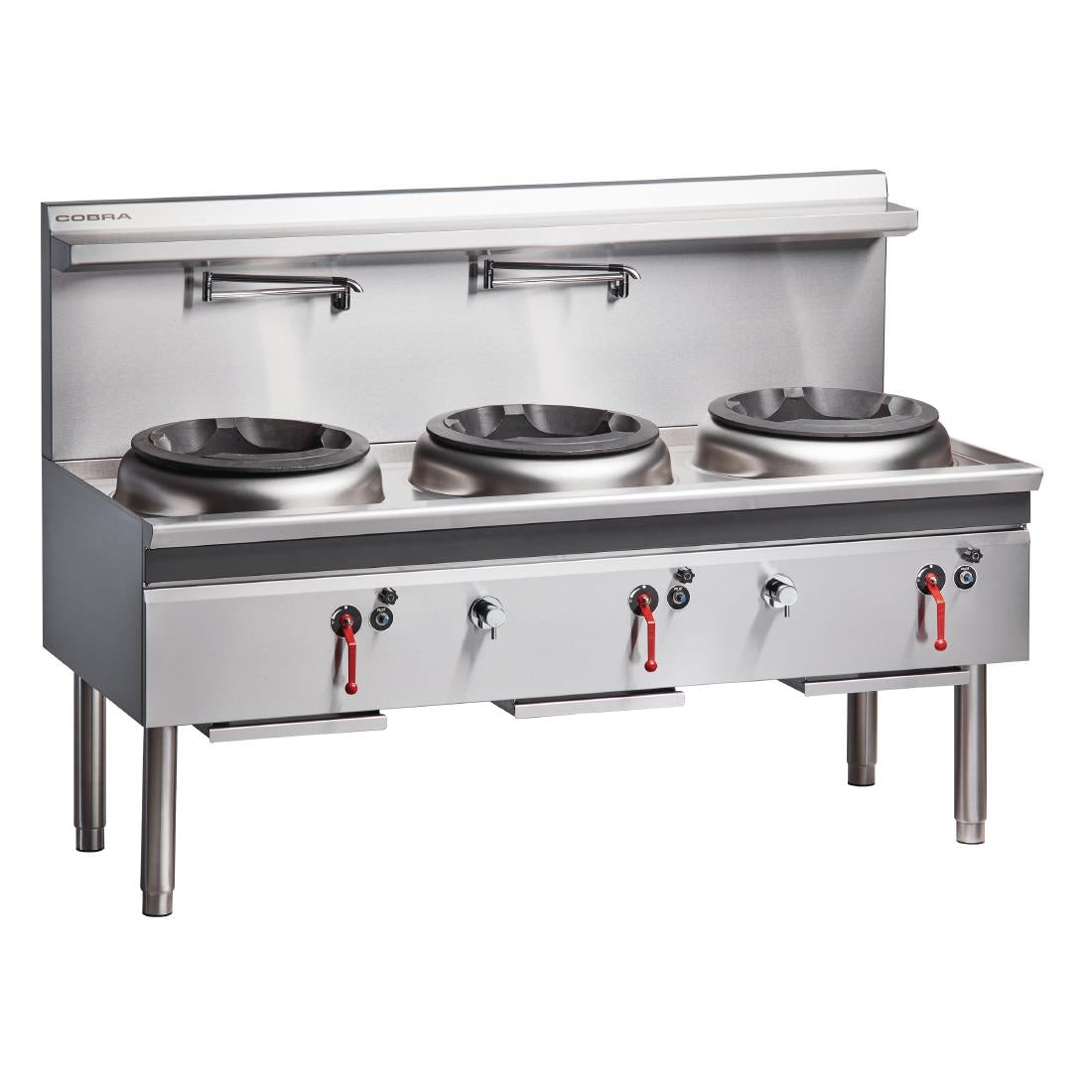 Cobra by Moffat Natural Gas 3 Chimney Burner Waterless Wok CW3H