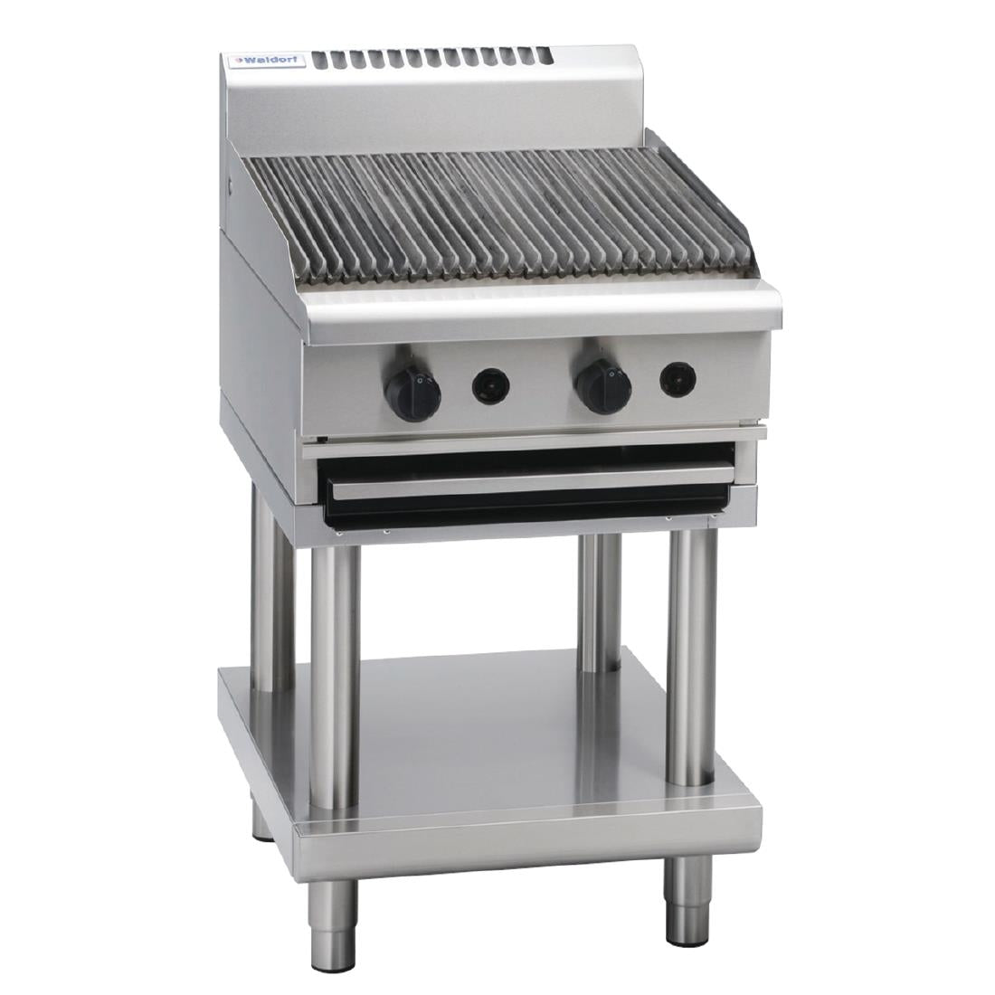 Waldorf 600mm Gas Chargrill On Leg Stand