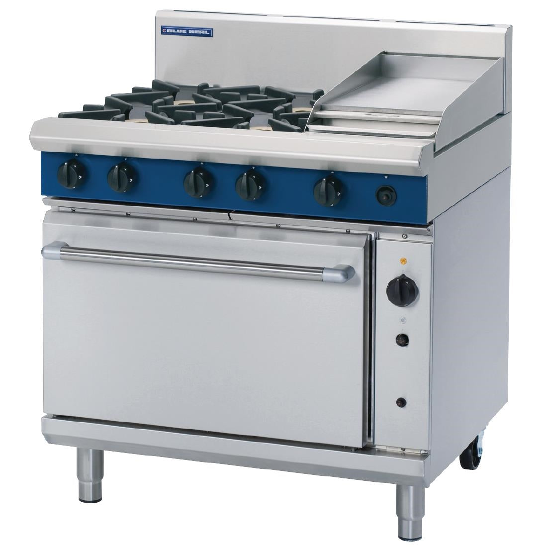 Blue Seal By Moffat 900mm Convection Oven Range 4X Burners & 300mm Griddle