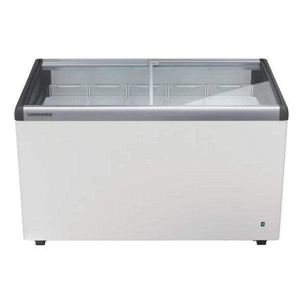 Liebherr Curved Glass Lid Chest Freezer with 5 Baskets - 354Ltr