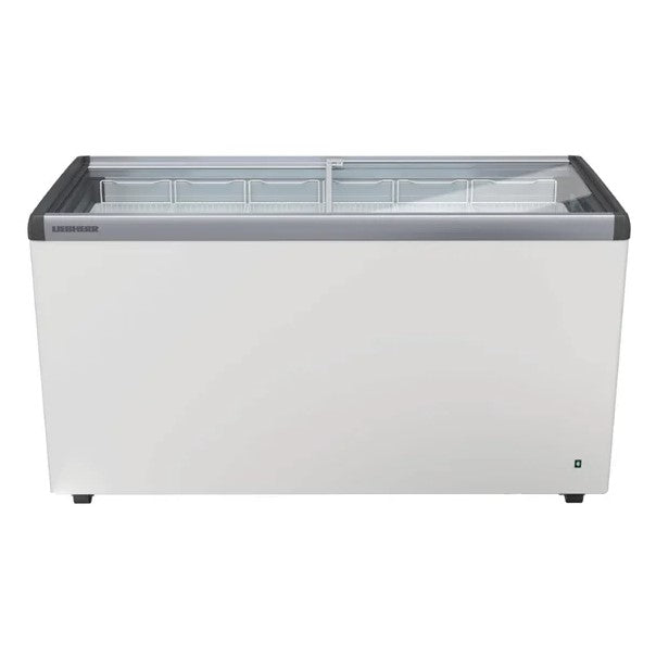 Liebherr Flat Glass Lid Chest Freezer with 6 Baskets - 444Ltr