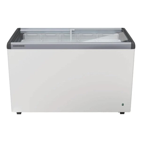 Liebherr Flat Glass Lid Chest Freezer with 5 Baskets - 369Ltr