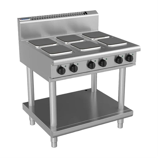 Waldorf 800 - 900mm Electric Cooktop Sealed Hobs - Leg Stand