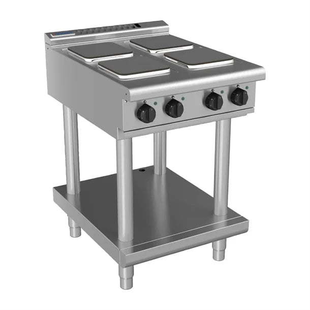 Waldorf 800 - 600mm Electric Cooktop Sealed Hobs L/B Version - Leg Stand
