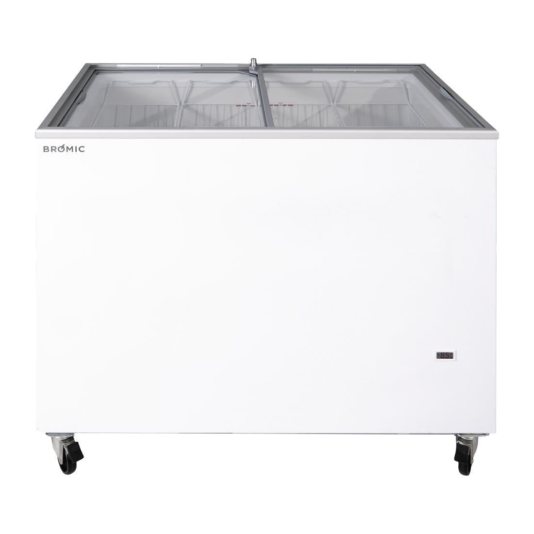 Bromic Display Chest Freezer - Flat Glass Top - 296Ltr