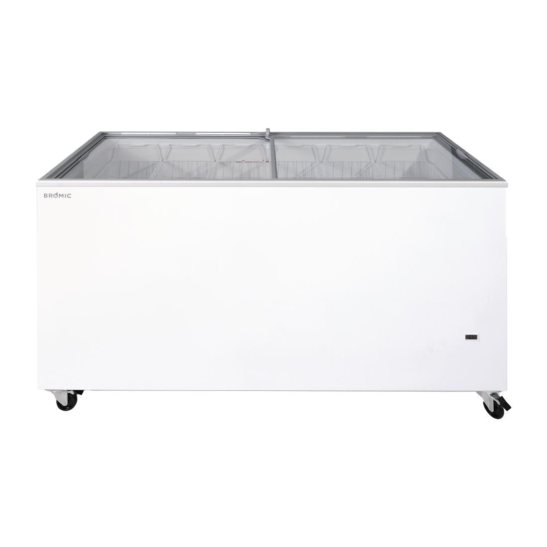 Bromic Display Chest Freezer - Flat Glass Top - 491Ltr
