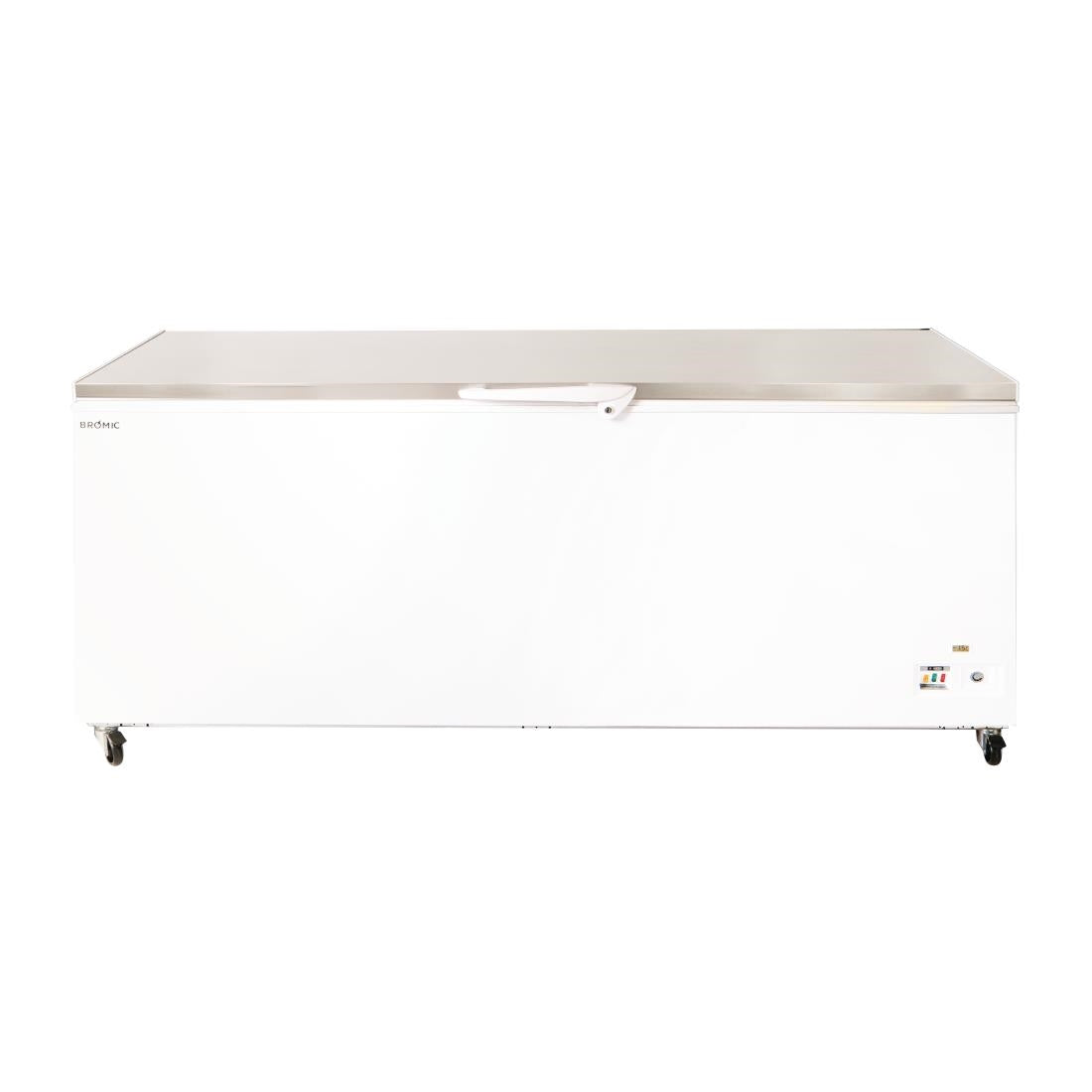 Bromic Storage Chest Freezer - Flat Stainless Steel Top - 675Ltr