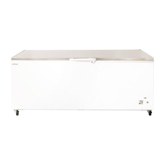 Bromic Storage Chest Freezer - Flat Stainless Steel Top - 675Ltr