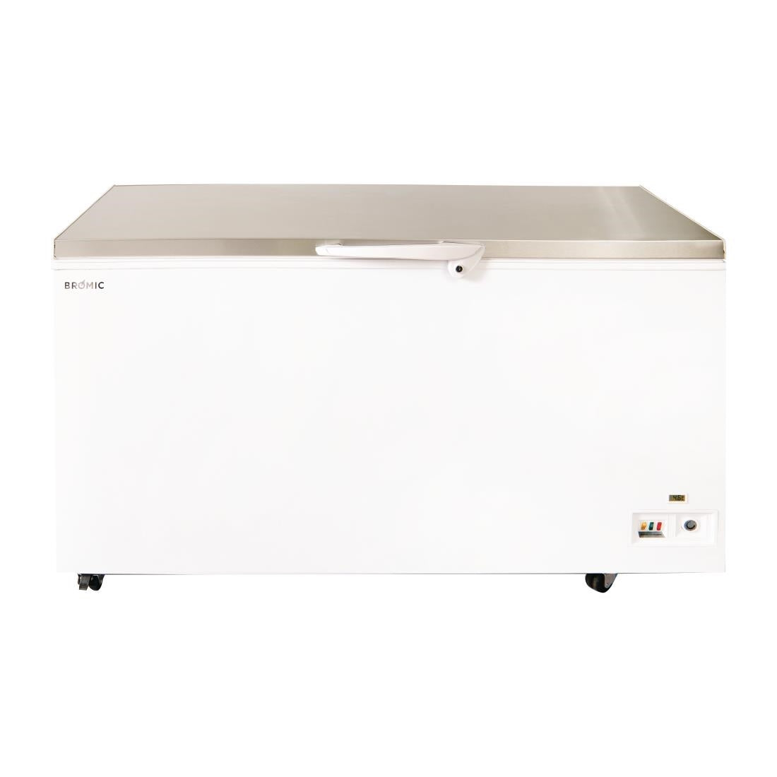 Bromic Storage Chest Freezer - Flat Stainless Steel Top - 492Ltr
