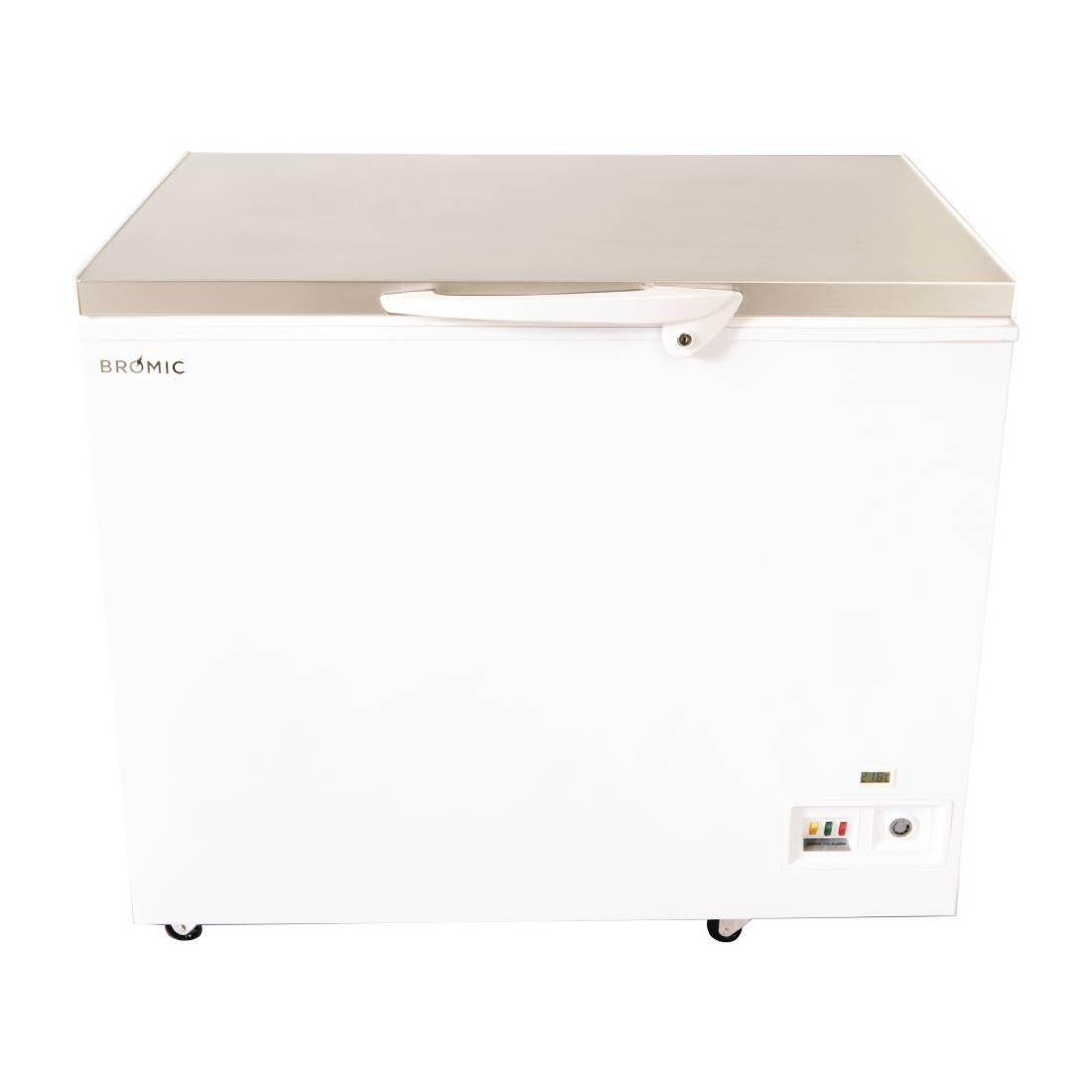 Bromic Storage Chest Freezer - Flat Stainless Steel Top - 296Ltr