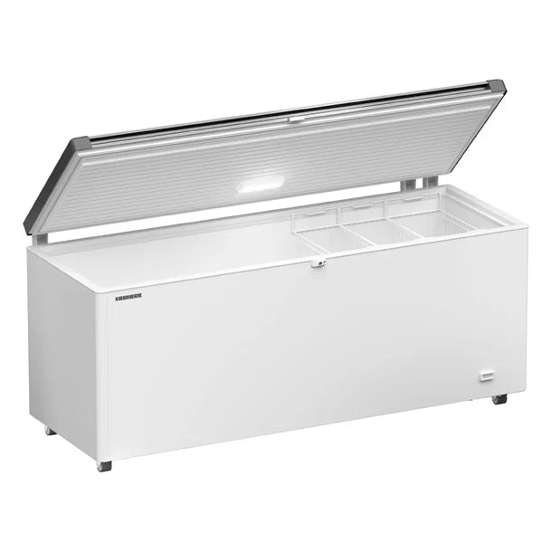 Liebherr Flip Lid Chest Freezers Stainless Steel with 6 baskets 542Ltr