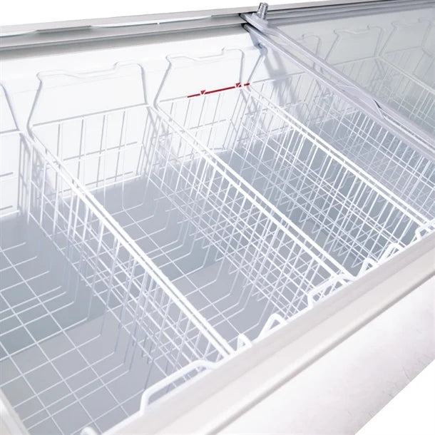Bromic Display Chest Freezer - Flat Glass Top - 401Ltr