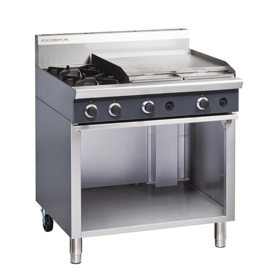Cobra by Moffat 2 Burner LPG Cooktop with Griddle Plate C9B
