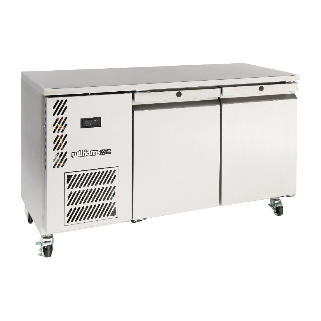 Williams Opal Two Door GN Counter Fridge HO2USS St/St - 350Ltr (Direct)