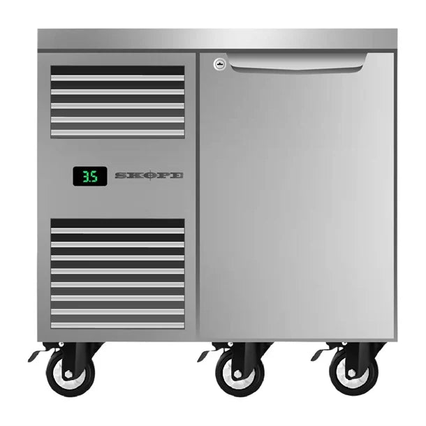 SKOPE One Solid Door Underbench GN 1/1 Fridge - PG11.UBR.1.SD