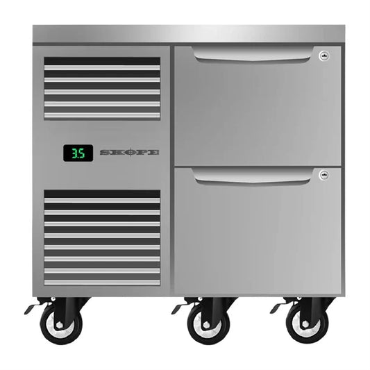 SKOPE Two Drawer, One Bay, Underbench GN 1/1 Fridge - PG11.UBR.1.D2