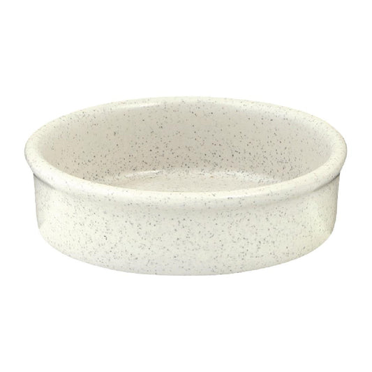 Zuma Tapas Dish Matt White - 25mm Hx85mm (Box 6)