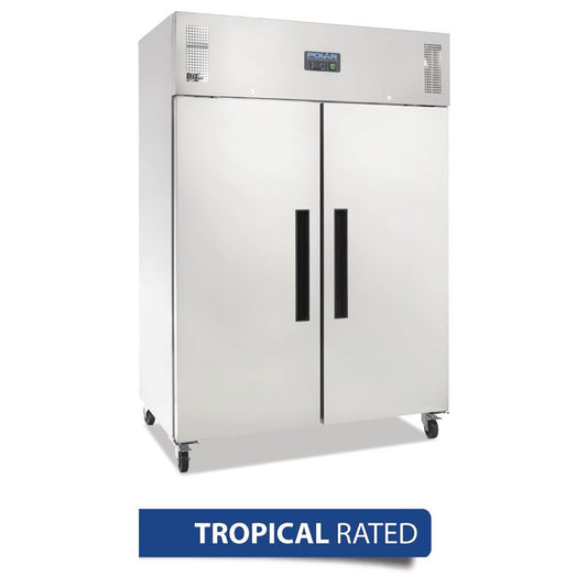 Polar G-Series 2 Door Upright Fridge 1200Ltr Stainless Steel