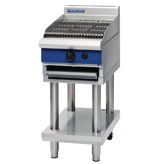 Blue Seal 450mm Gas Chargrill On Leg Stand