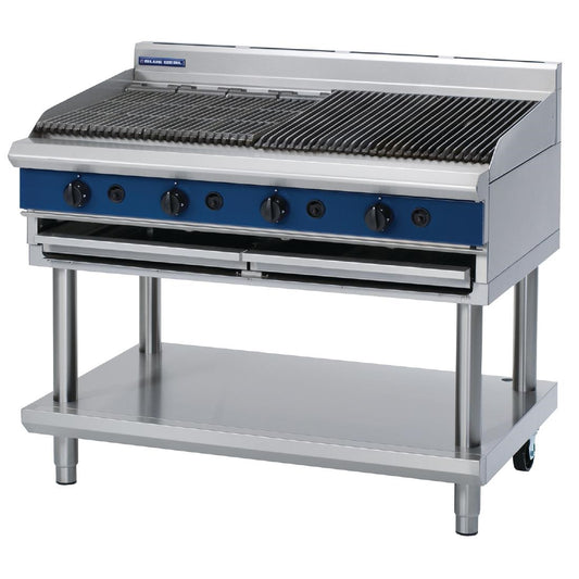 Blue Seal 1200mm Gas Chargrill On Leg Stand