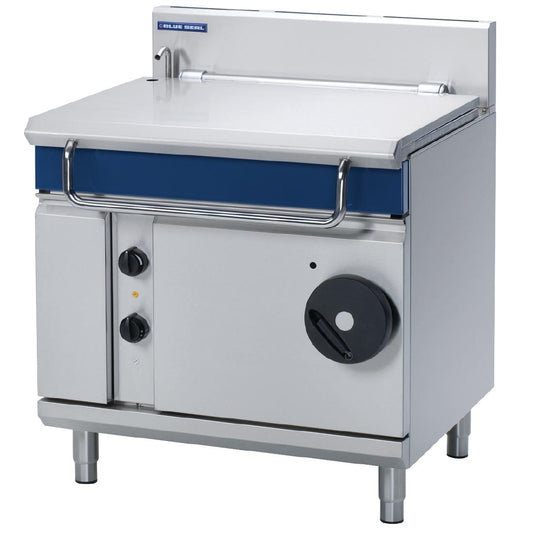 Blue Seal By Moffat 900mm Gas 80 Ltr GasTilting Bratt Pan w/Man Tilt