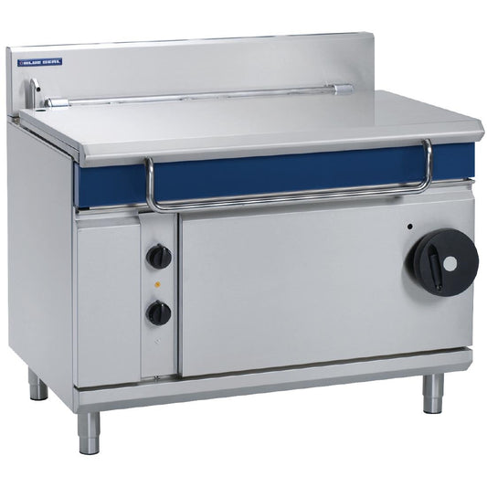 Blue Seal By Moffat 1200mm Gas 120 Ltr Gas Tilting Bratt Pan w/Manual Tilt