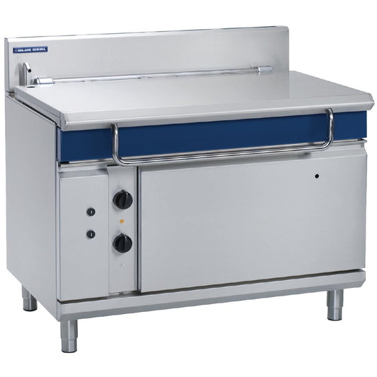 Blue Seal By Moffat 1200mm Gas 120Ltr Gas Tilting Bratt Pan with Ele Tilt