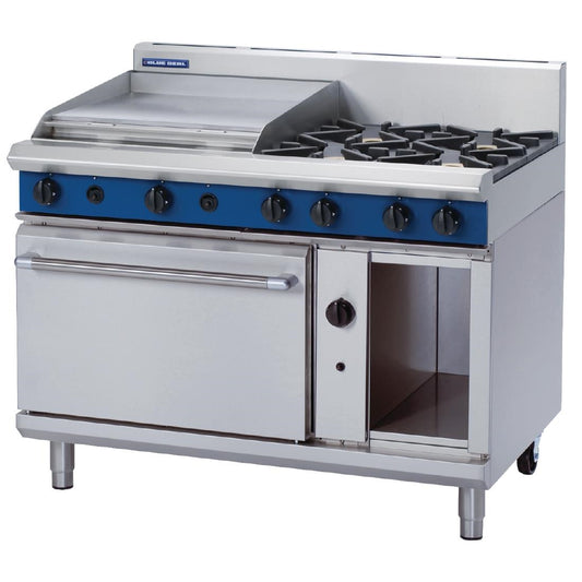 Blue Seal By Moffat 1200mm Static Oven Range 4X Burners and 600mm Griddle