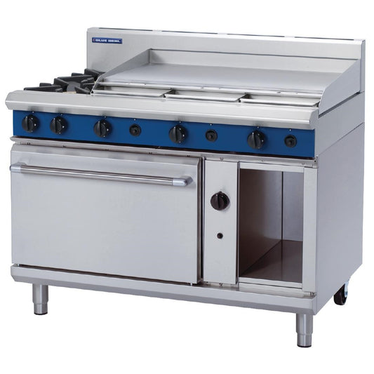 Blue Seal By Moffat 1200mm Static Oven Range 2X Burners and 900mm Griddle