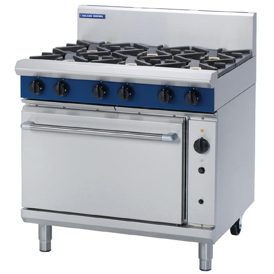 Blue Seal By Moffat 900mm Gas Convection Oven Range with 6X Burners