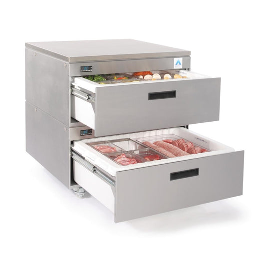 Adande VCR2.CW Refrigeration Unit w/ Rear Engine - Double Drawer (Direct)